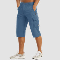 Heidi-Mode | Schnell Trocknende Cargo-Hosen für Herren – Himmelblau