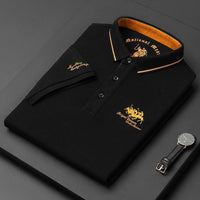 George - Luxus Polo - Sommer Chic – Schwarz