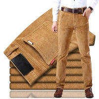 Damian - Winter elegante Hose – Khaki