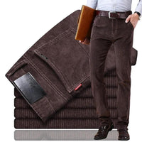 Damian - Winter elegante Hose – Dunkelbraun