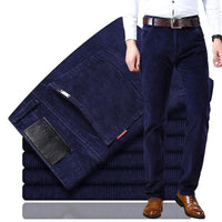 Damian - Winter elegante Hose – Dunkelblau