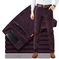 Damian - Winter elegante Hose – Dunkelviolett