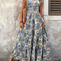 Esther | Schmeichelndes Sommerkleid – Blau