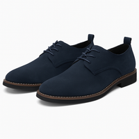 Caspian | Runde Zehenbox Schnürung Halbschuhe – Blau