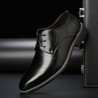 Elias | Herren Zeitlose Formelle Schnürschuhe – Schwarz