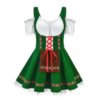 Maria | Festliches Mini Kleid für Oktoberfest – Grün