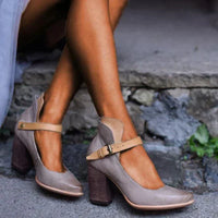 Lehmann Modehaus | Stilvolle riemchenpumps für damen – Grau