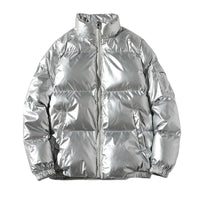 Phillipp | Moderne Winter Daunenjacke – Silber