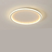 Moderne Runde LED-Deckenleuchte im Skandinavischen Stil für Wohnzimmer – Gleichmäßige Beleuchtung, 20-60 cm Durchmesser – 30cm Weiß