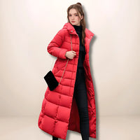 Sofy | Ultralichter Winter-Trenchcoat – Rot