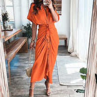 Victoire - Klassisches Kleid – Orange