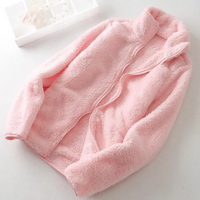 Leyettae | Weiche Fleecejacke – Rosa
