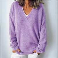 PAMELA | WARMER, BEQUEMER PULLOVER – Lila