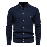 FELTON - Klassisch gestrickt strickjacke – Blau