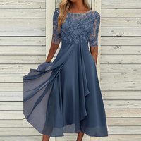Jaimy | Schickes Sommerkleid – Dunkelblau