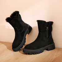 Qoasira | Modische Stiefel für Damen – Schwarz