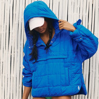 Tatiana | Pufferpullover – Blau