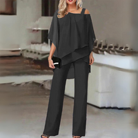 Christina – Elegantes Zweiteiler-Set für Stil & Komfort – Schwarz