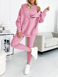 Heidi-Mode | 3-teilige Relax-Set – (drei-teiliges Set) pink