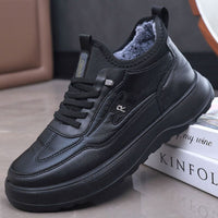 Damen Komfortable und stilvolle Sneakers mit warmem Innenfutter – Schwarz