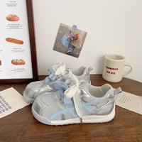 Damen Sneakers mit innovativem Schnürsystem und atmungsaktiver Oberflächenstruktur – Blau