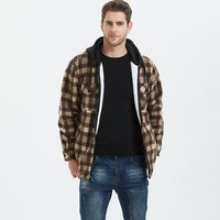 Lorenzo | Flanelljacke – Braun