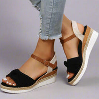 Regina | Einzigartige Sommer Sandalen – Schwarz