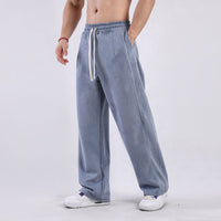 Leandro | Weite Freizeithose – Denimblau