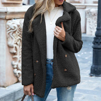 LIA - SHERPA-JACKE – Schwarz