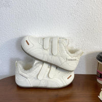 Damen Modische Sneaker mit kuscheligem Innenfutter – Creme