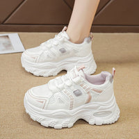 Damen Sportliche Outdoor Sneaker mit rutschfester Sohle und atmungsaktivem Obermaterial – Weiß