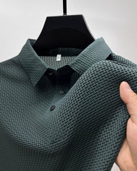 Herren Polo Moderne Stil Atmungsaktiv für den Sommer – Elegantes und Entspanntes Aussehen – Dunkelgrün