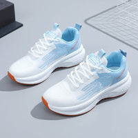 Damen Atmungsaktive Sport Sneakers mit Flexibilität und Federung – Blau
