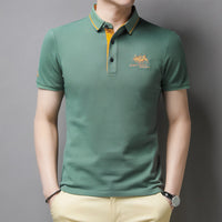 Alphonse | Herren Elegant Polo Hemd | Kurzarm – Grün