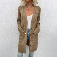 DamenMODE CARDIGAN PULLOVER | MODERNER STIL, KOMFORTABEL, VIELSEITIG – Camel