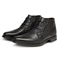 Magnus | Vintage-Lederstiefel – Schwarz