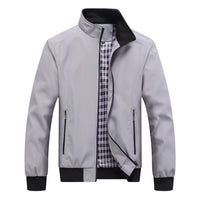 Die Alexander Pilotenjacke™ – Grau / Schwarz