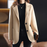 Bliz | Woll Blazer Mantel – Beige