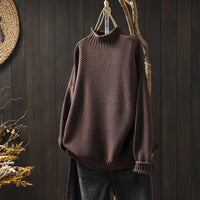 Lara™ | Knitted Sweater – Braun