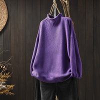Lara™ | Knitted Sweater – Flieder