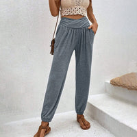Zuma Yogahosen | Leichte luftige Sommerhosen Damen – Grau