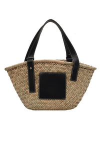 Heidi-Mode | Strohkörbe Tasche – Schwarz