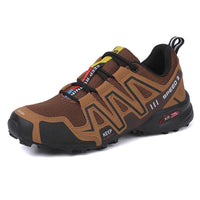 Damen Trailrunning-Schuhe mit strapazierfähigem Obermaterial und rutschfester Sohle – Braun