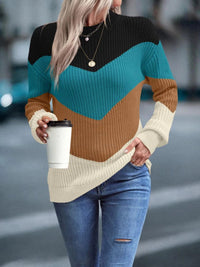 DAME LAESSIGER RUNDEHALS GESTRICKTER PULLOVER | MODERNER STIL, KOMFORTABEL, VIELSEITIG – Beige