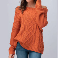 Damen STRICKPULLOVER | WEICH, MODERN, VIELSEITIG – Orange
