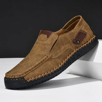 LIO - LEDERLOAFER MIT RUTSCHFESTER SOHLE – Braun