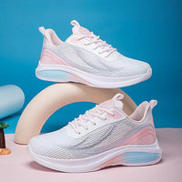 Damen Atmungsaktive Komfortlaufschuhe mit flexibler Dämpfungstechnologie – Rosa