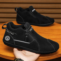 Damen Leichte und wasserabweisende Ankle Boots mit praktischem Reißverschluss – Schwarz