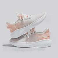 Damen Atmungsaktive Fitness Sneakers mit flexibler Laufsohle und innovativer Dämpfungstechnologie – Rosa