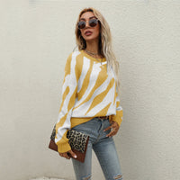 Larissa - Kuscheliger Strickpullover – Gelb